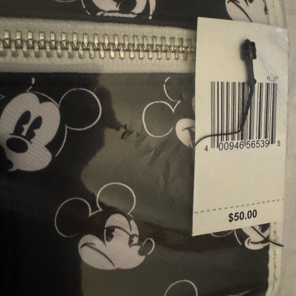 (2/$75) Loungefly Black and White Mickey Mouse Wallet NWT - Picture 2 of 6